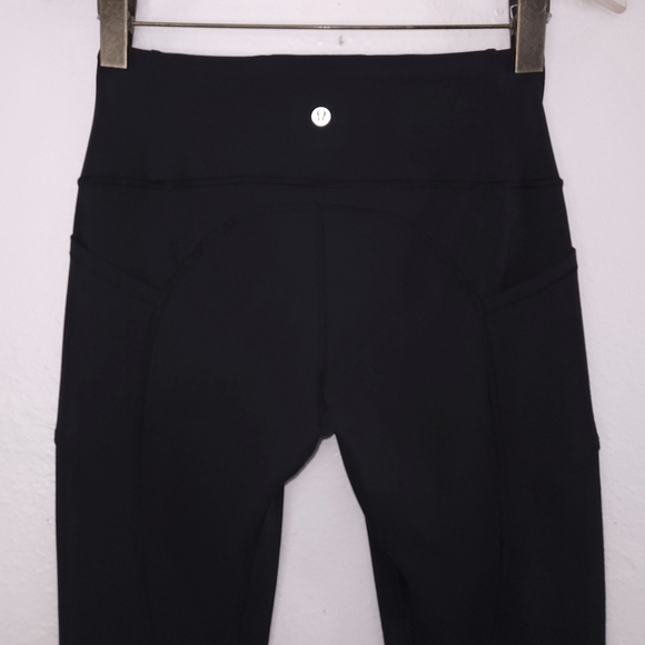 LULULEMON All The Right Places Crop II 23" Women's 8 Black - Picture 5 of 9